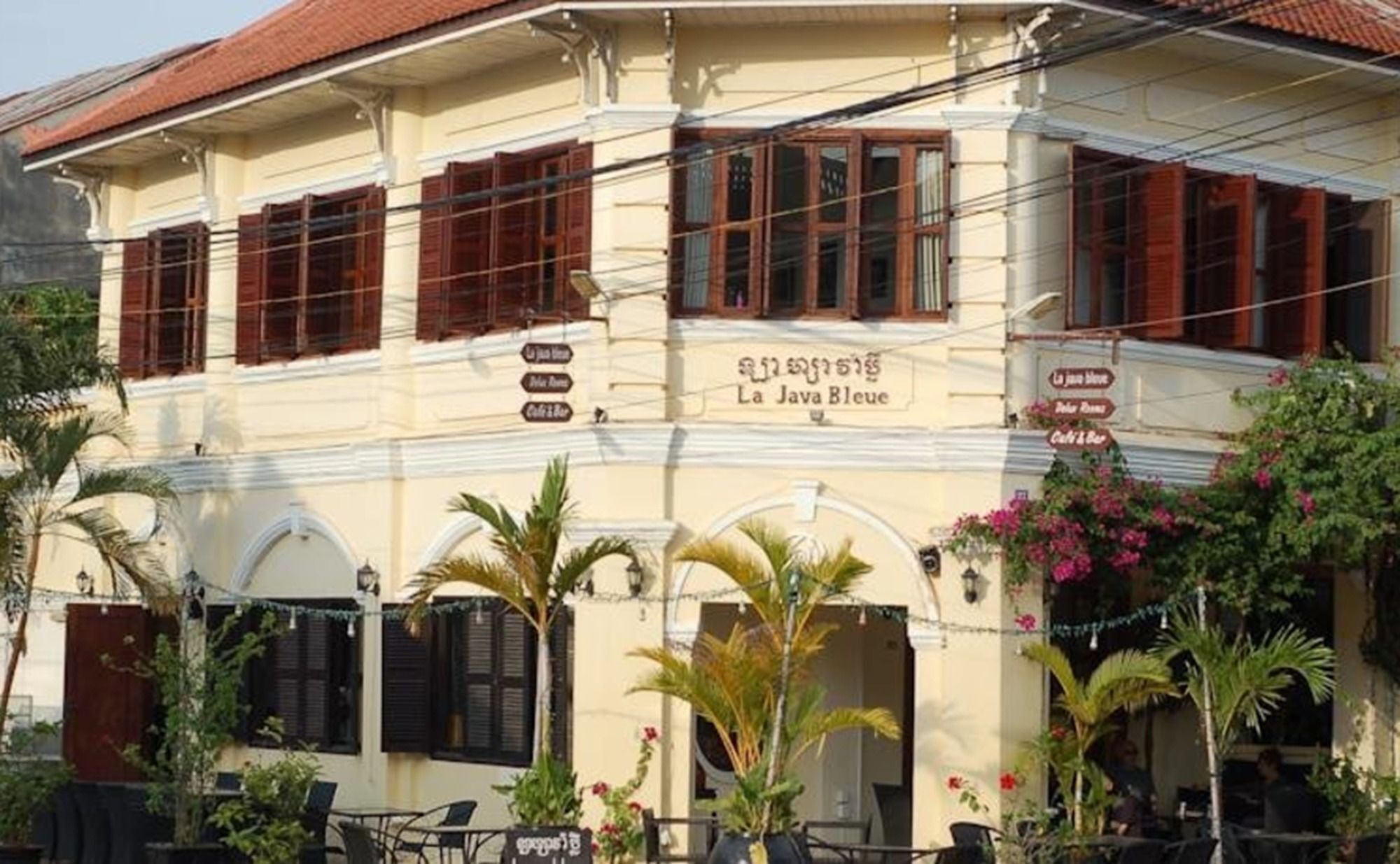 Hotel La Java Bleue Kampot Exterior foto